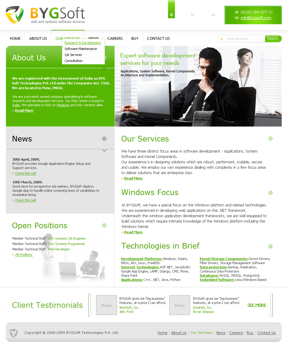 BYGSoft | Web&amp;System Software Solutions