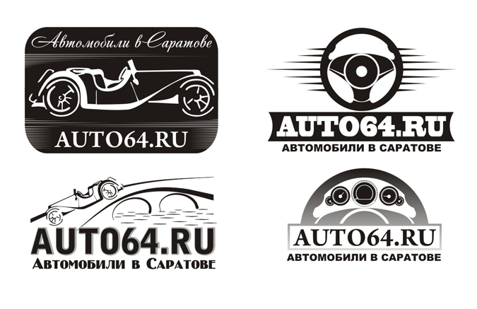 Логотип для автомобильного портала города Саратов