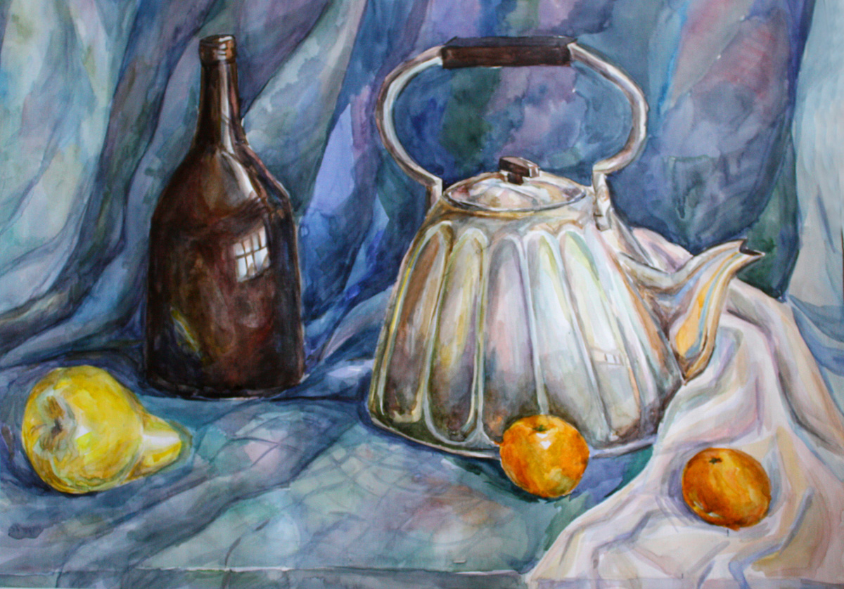 Натюрморт. Акварель.