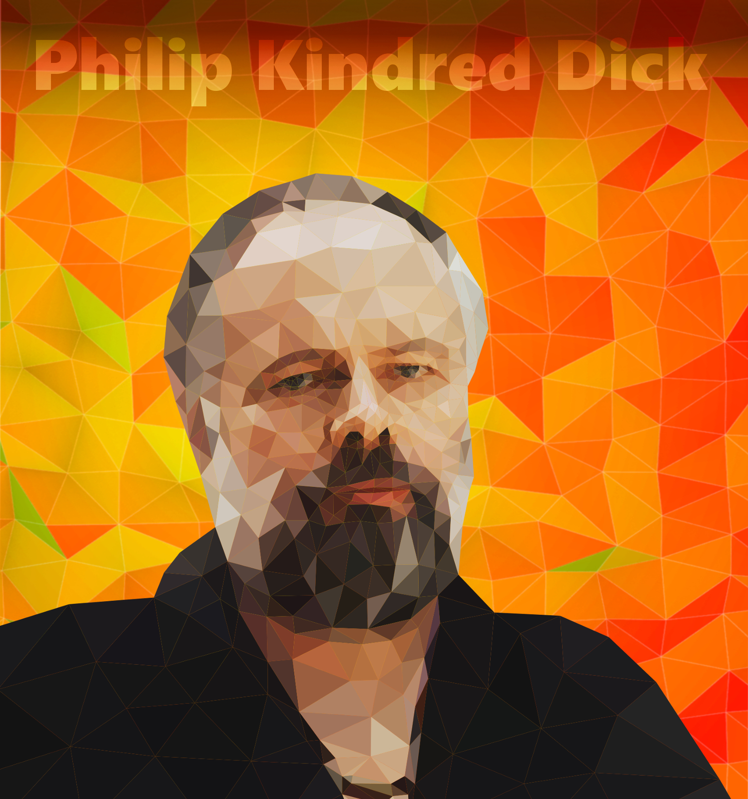 Low Poly Philip Dick