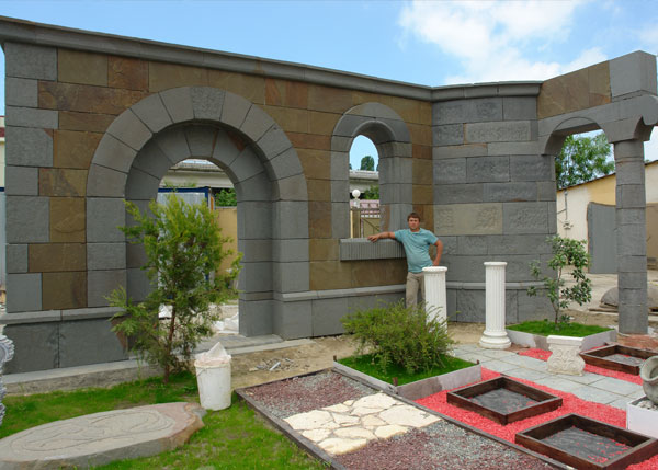 Ракурс. Поставка натурального камня, фасады из камня.