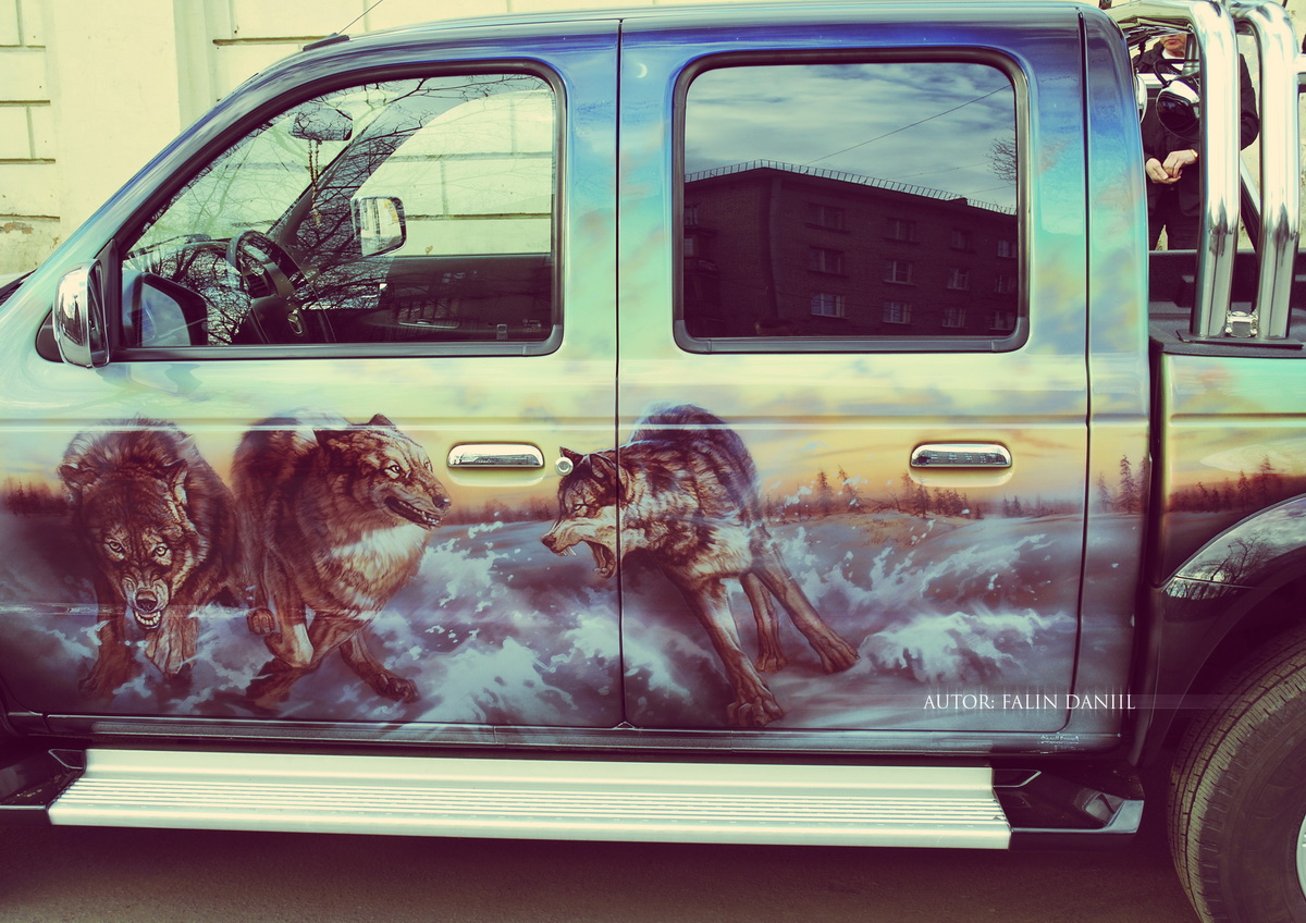 Рисунок любой сложности аэрография