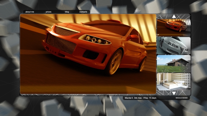 Шаблон сайта портфолио