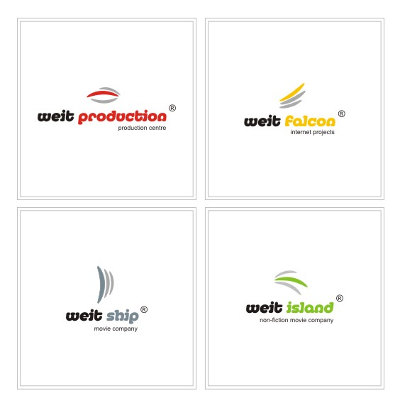 группа компаний weit media, лого подразделений