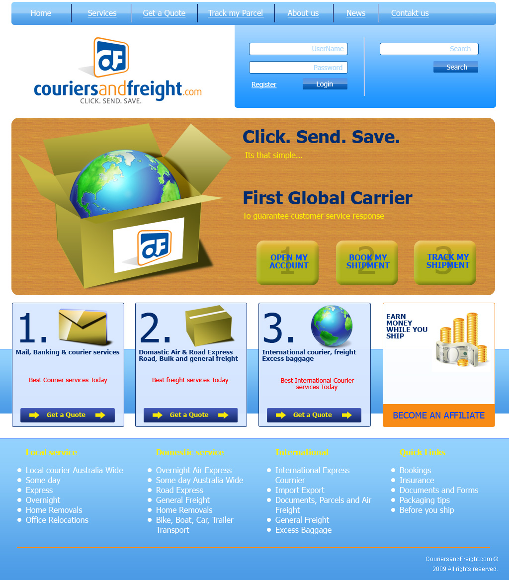 courier and freight