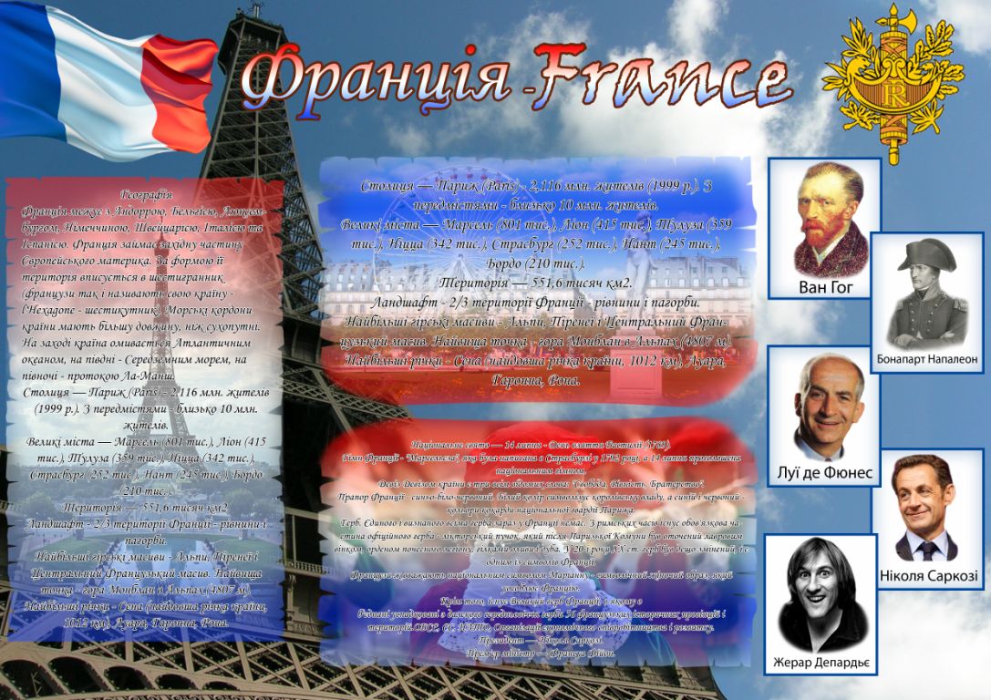 Плакат А1 Франция
