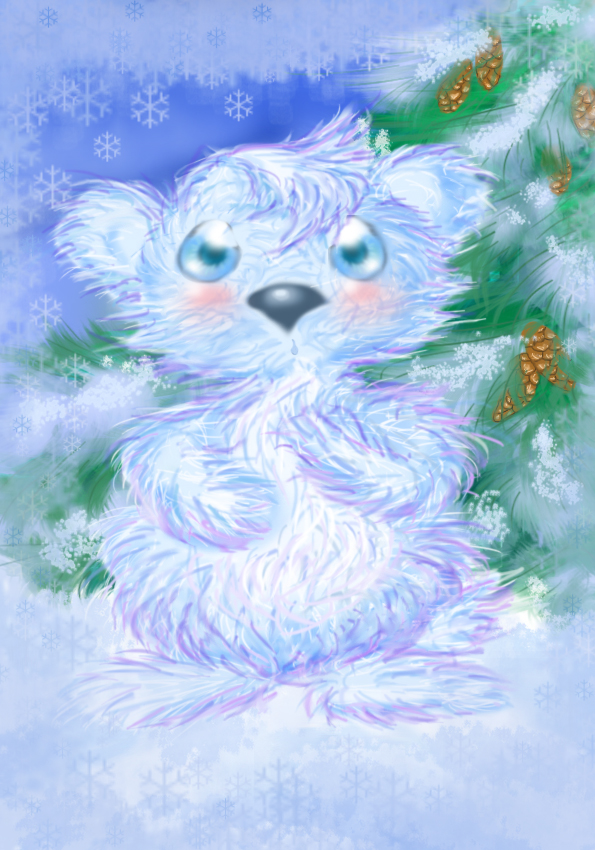 Новогодняя открытка