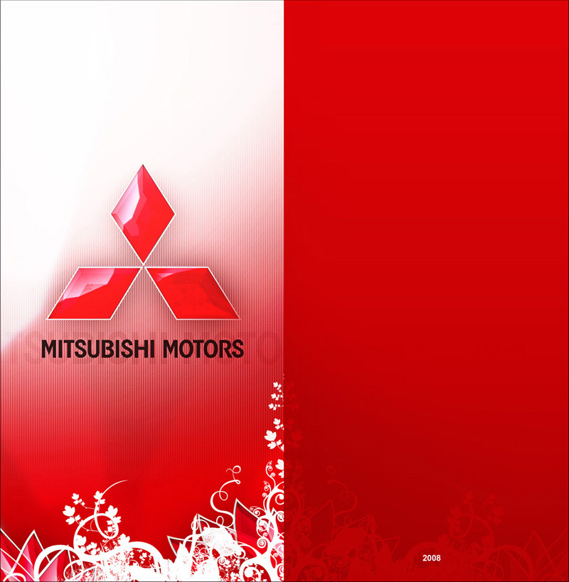 Поздравительная открытка для дилерского центра Mitsubishi