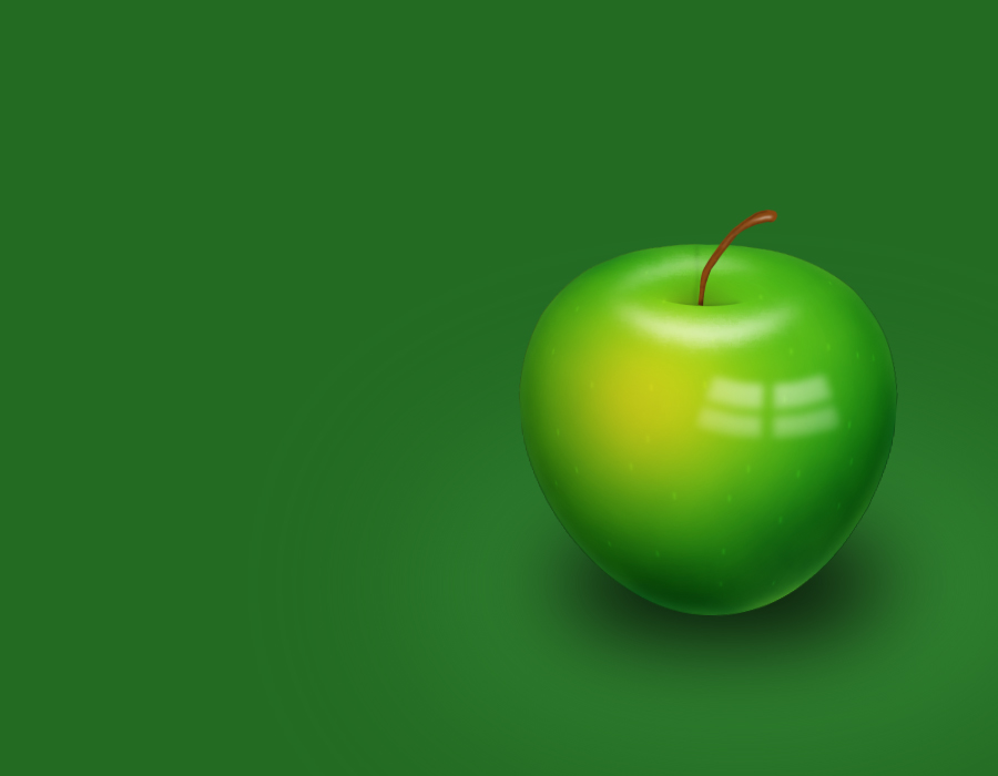 Зеленое яблоко
