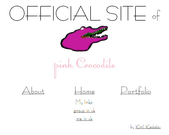 OFFICIAL SITE of Pink Crocodile
