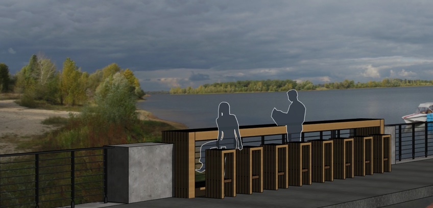 Элементы благоустройства набережной