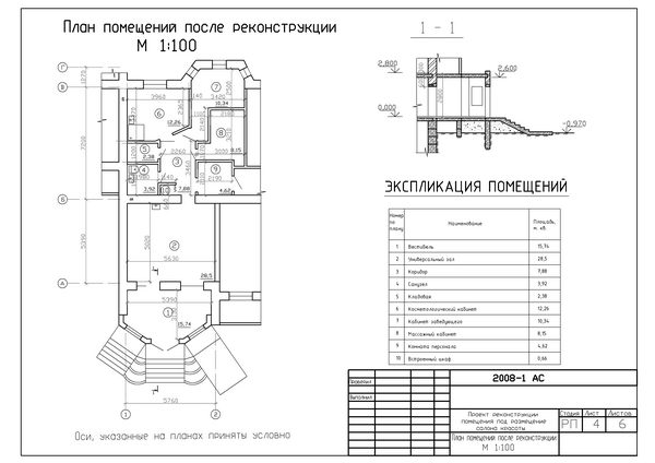 Реконструкция помещения