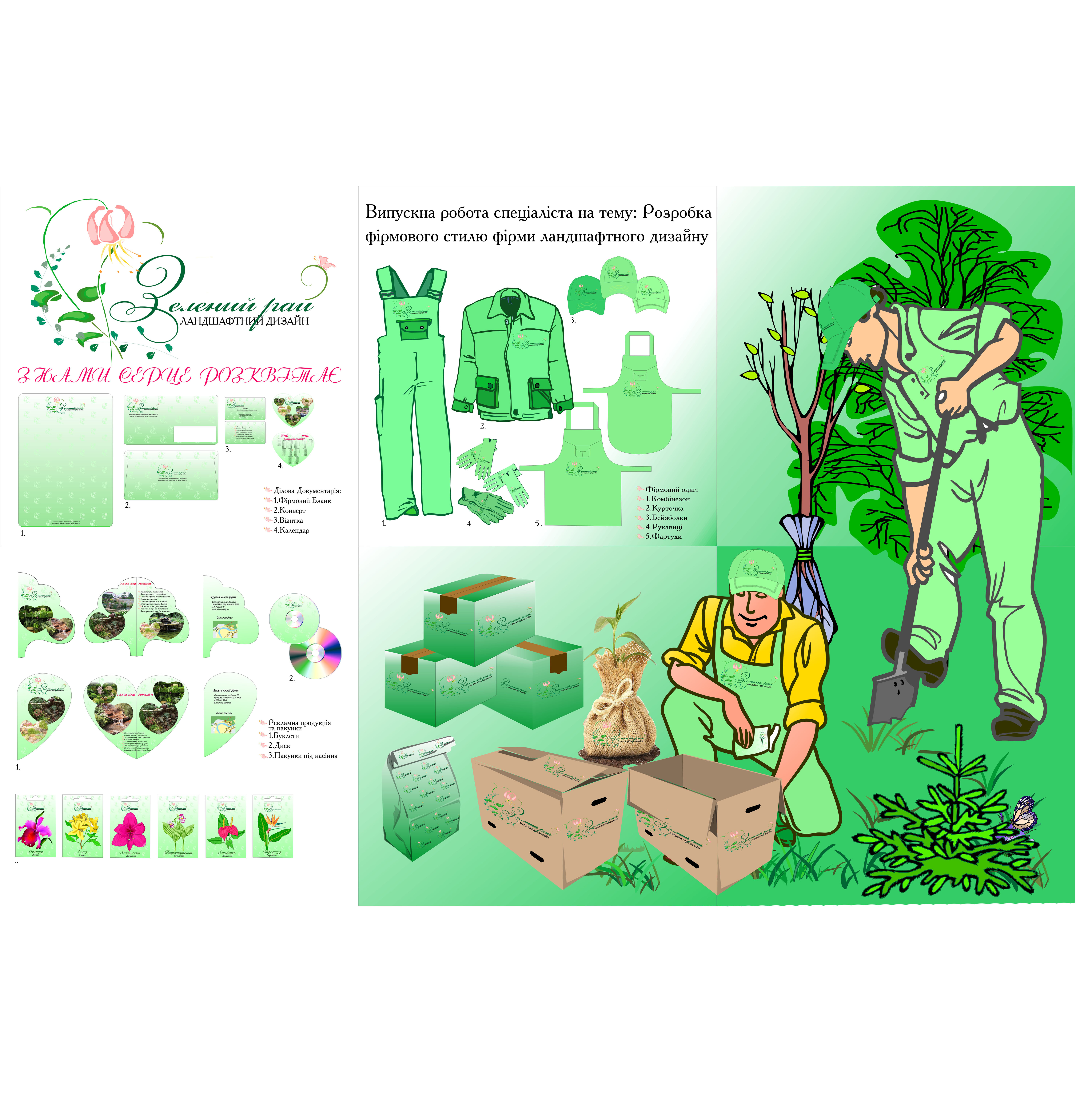 Экспозиция разработки фирменного стиля