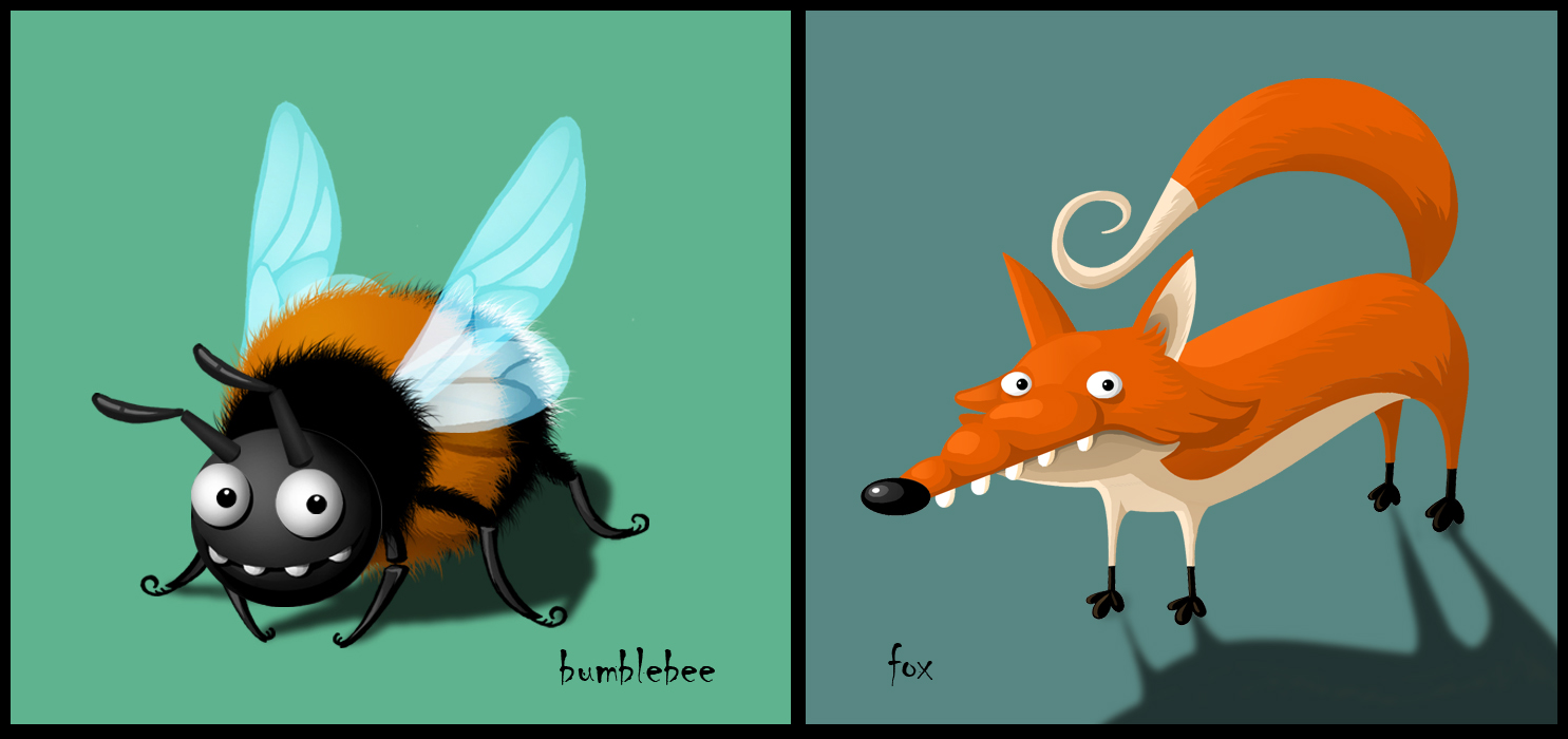 Bumblebee &amp; Fox