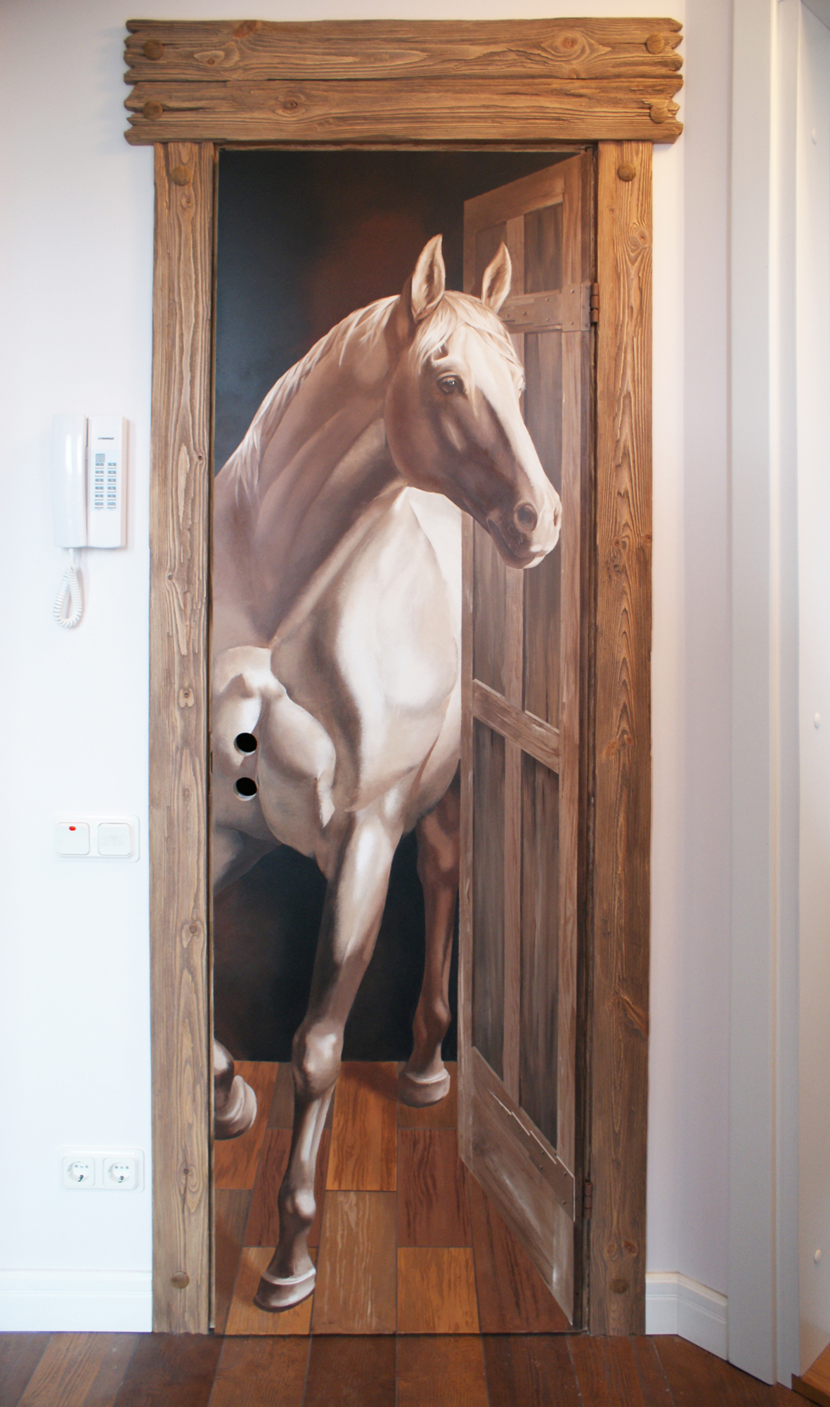 роспись двери