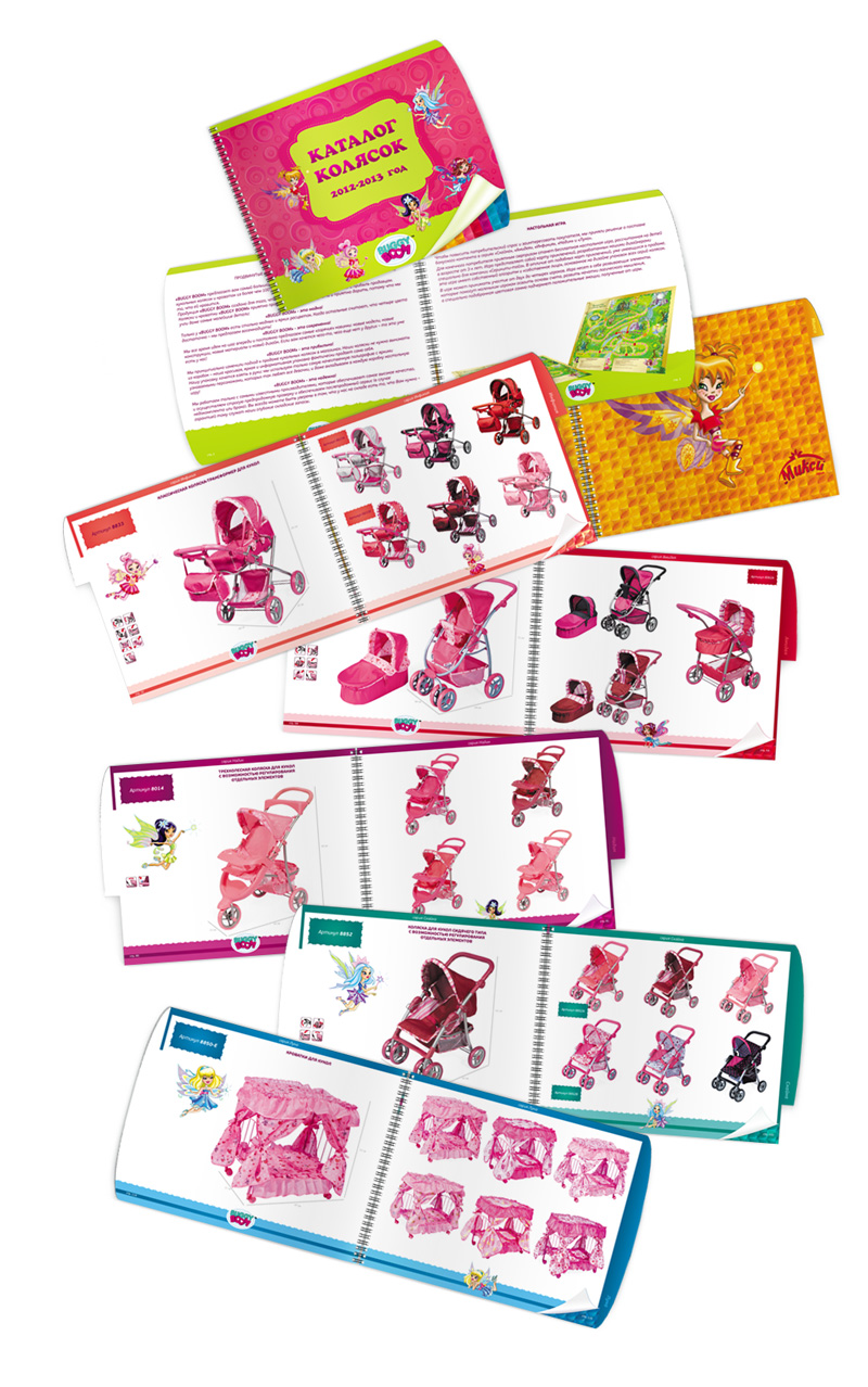 Каталог для детский игрушечных колясок
