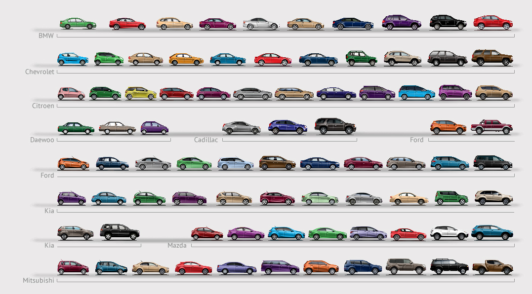 Машины с прозрачным фоном