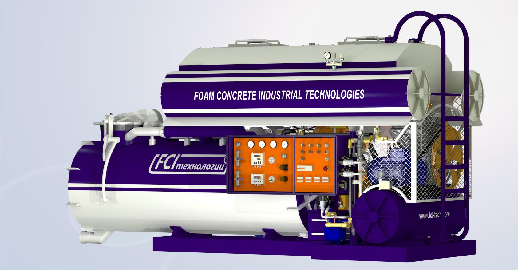 Установка дл производства пенобетона FC1000MS