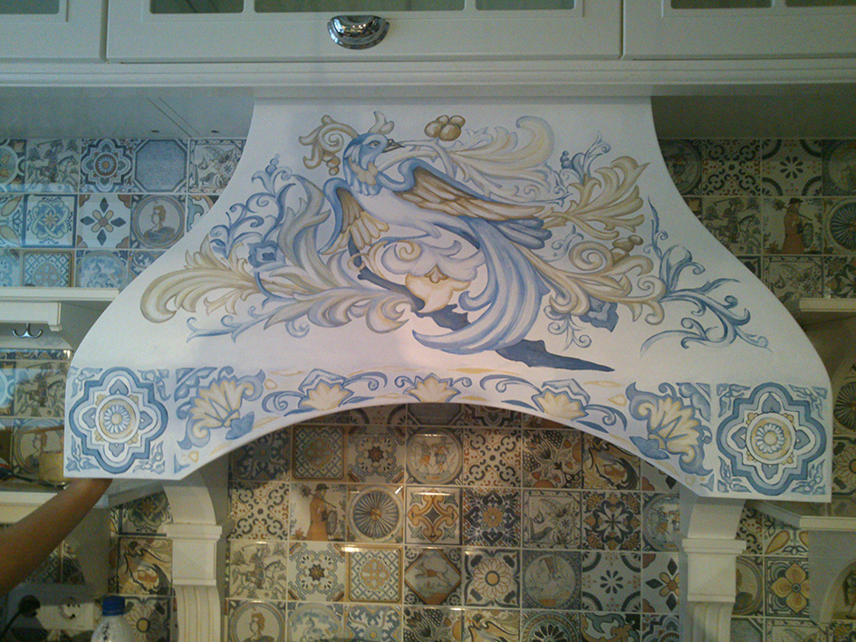 Роспись вытяжки