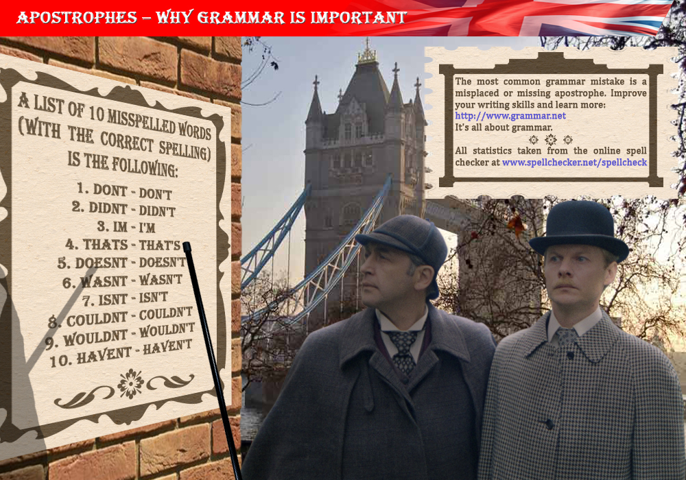 Инфографика &quot;Шерлок Холмс и др. Ватсон&quot;. Photoshop CS5