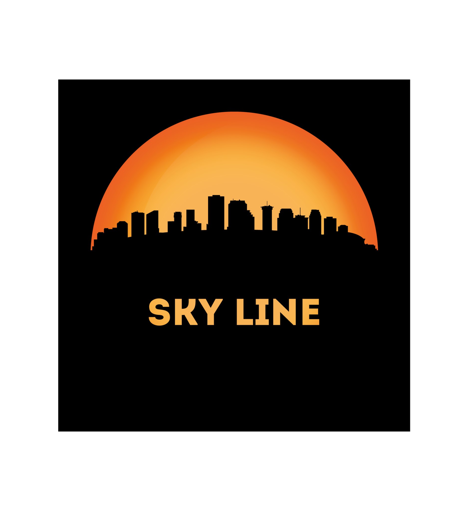 Фирменный знак для строительной компании &quot;Sky Line&quot;