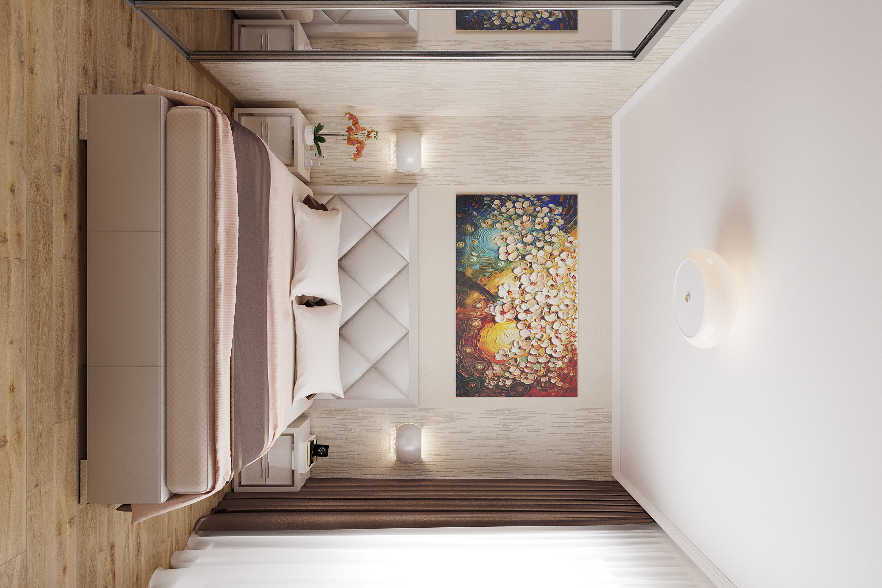 спальня дизайн 9 кв метров