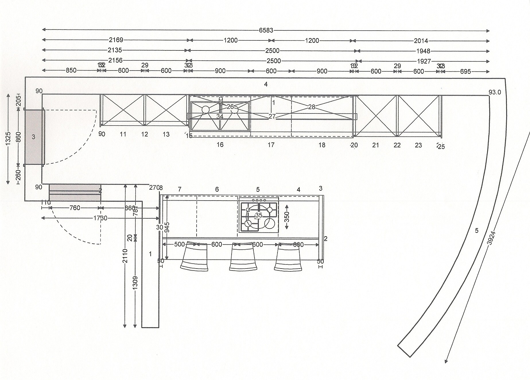 2 план с размерами