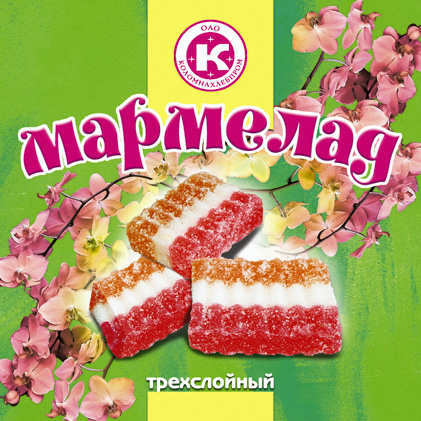 Дизайн «лица» коробки для мармелада