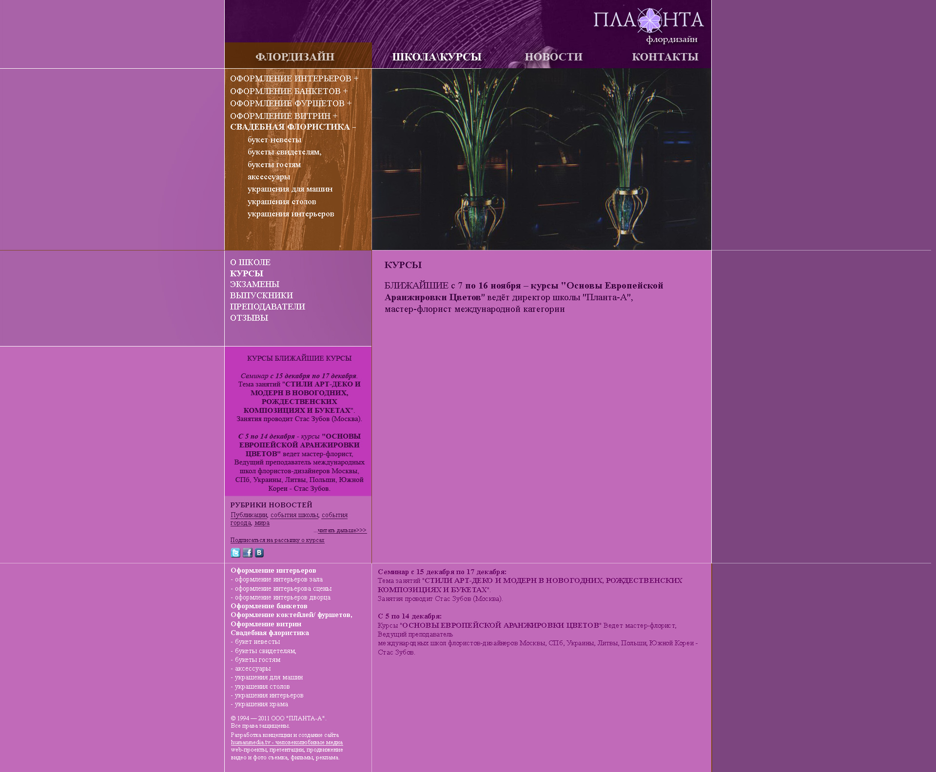 школа флористики