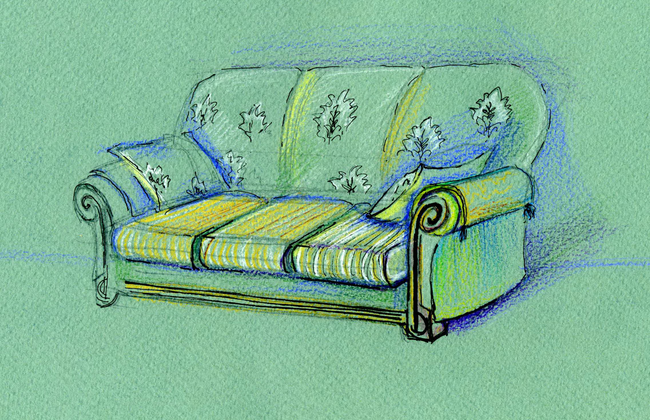 Эскиз диванчика